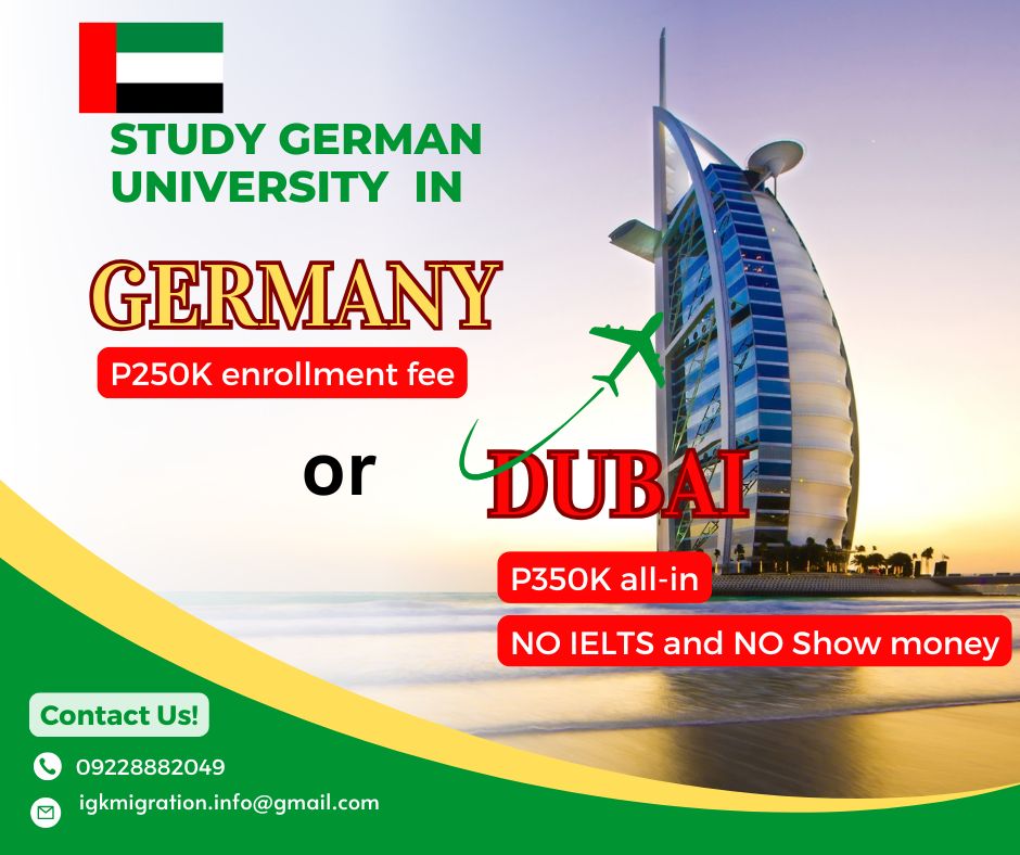 WEBINAR ABOUT STUDYING IN GERMANY OR DUBAI